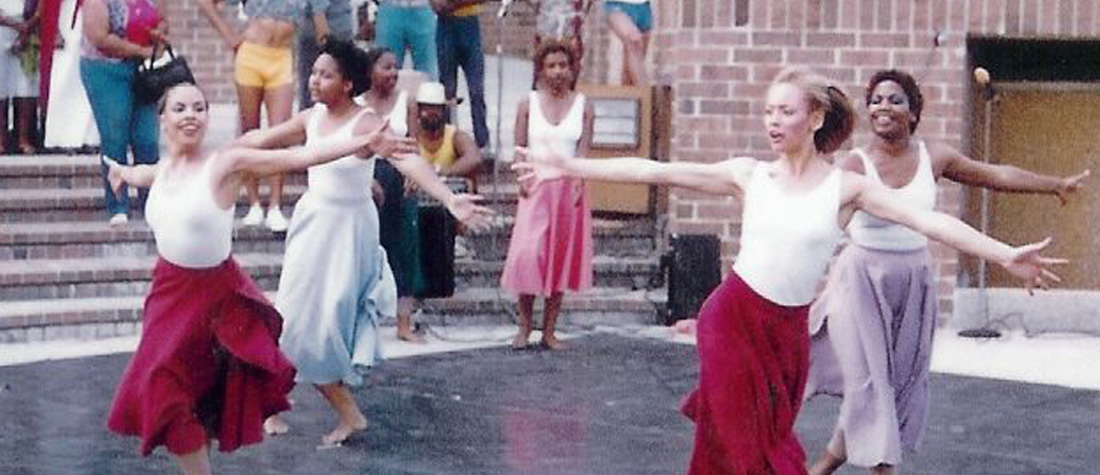 Les Danseurs Noir at Mt. Vernon Plaza 1981