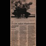 Thumbnail of newspaper clipping photo of a man and woman