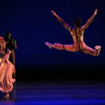 Thumbnail of two dancers one leaping in air