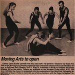 Thumbnail of newspaper article says Moving Arts to Open