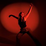 Thumbnail of dancer in red lights